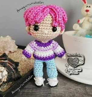 PATRON GRATIS MUÑECO AMIGURUMI 45462