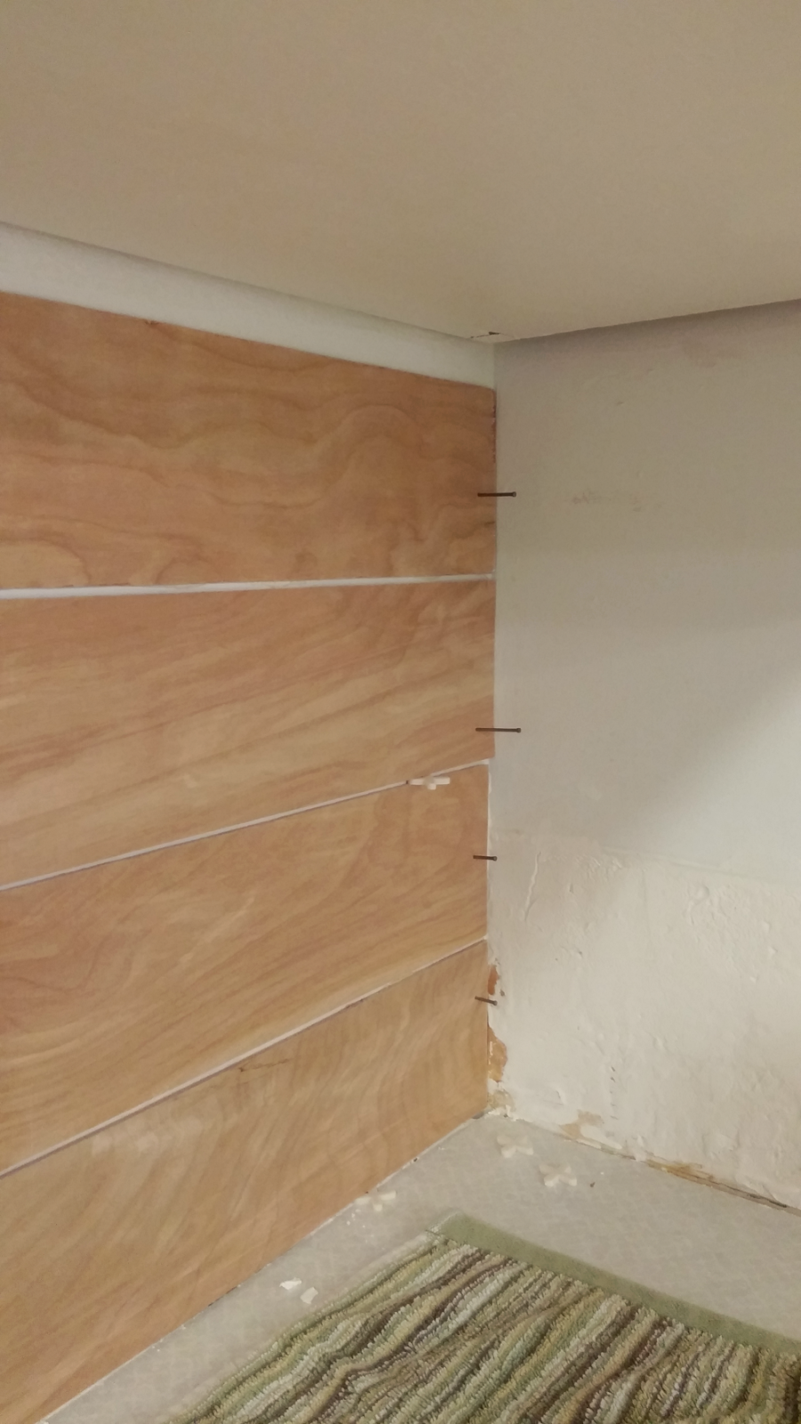 DIY Shiplap Kitchen Back Splash - Little Vintage Cottage - DIY Shiplap Kitchen Back Splash - Little Vintage Cottage