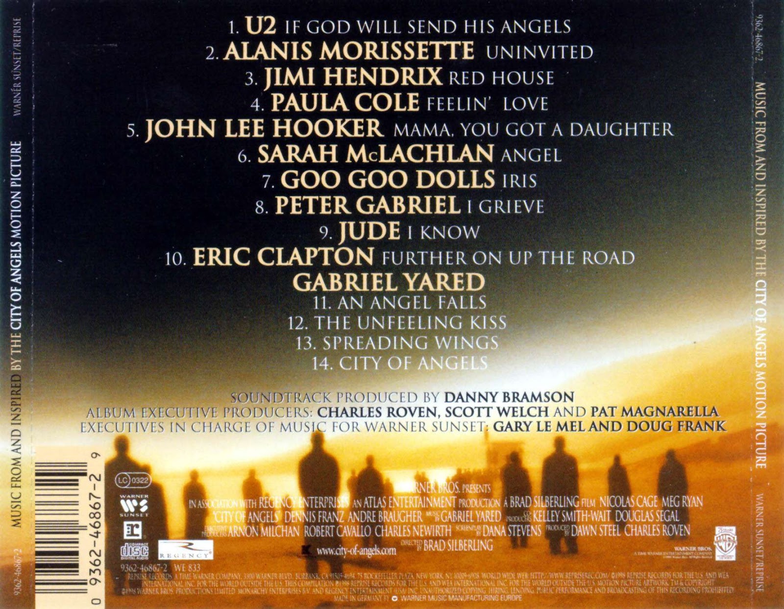 Music download blogspot 80s 90s CITY OF ANGELS (MUSIC FROM THE MOTION PICTURE)