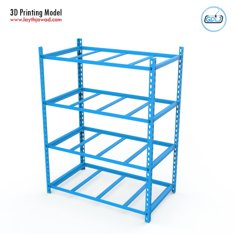 Shelf Unit 3D Printing Model Layth Jawad
