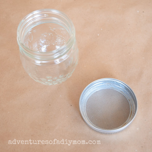 how to make a powdered sugar shaker - step 2