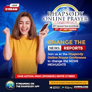 Join the Rhapsody Online Prayer Conference for September 2021 
