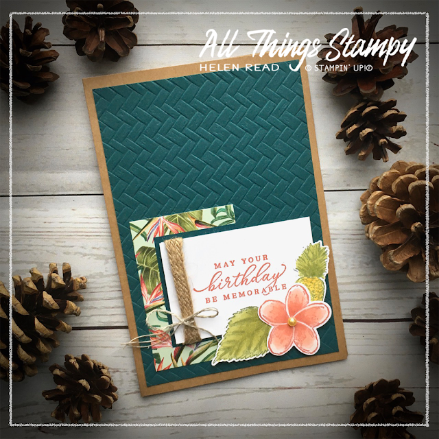 Timeless Tropical Stampin' Up AllThingsStampy Helen Read