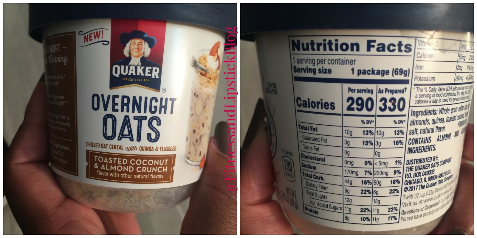 Quaker Overnight Oats Influenster VoxBox Review - Fitness ...