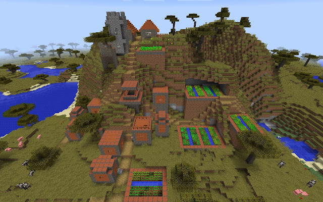 Tips Cara Menemukan Village (Desa) di Minecraft  Anvinus 