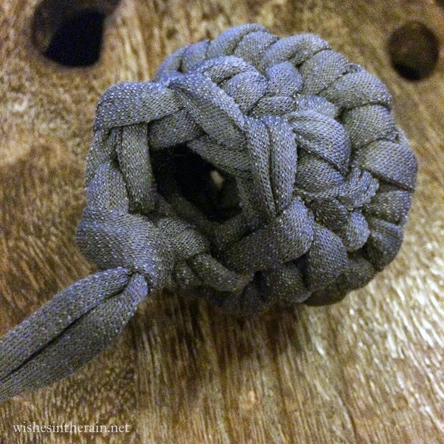 crochet sheep tail