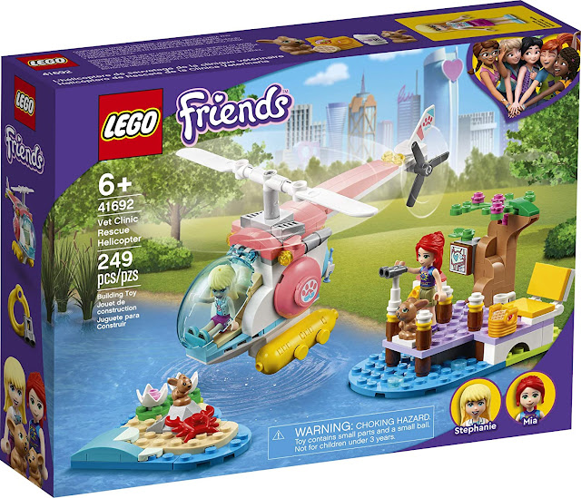 Gift Ideas for 12 Year Old Girls: LEGO Friends Vet Clinic Rescue Helicopter