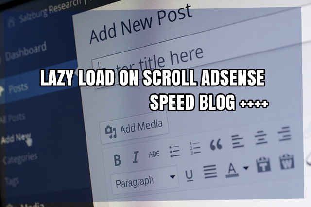 Mempercepat Loading Blog dengan LazyLoad Adsense