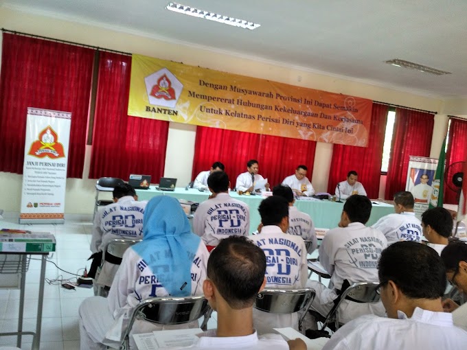 Ketua Pengprov Baru Perisai Diri Banten 2016 - 2020