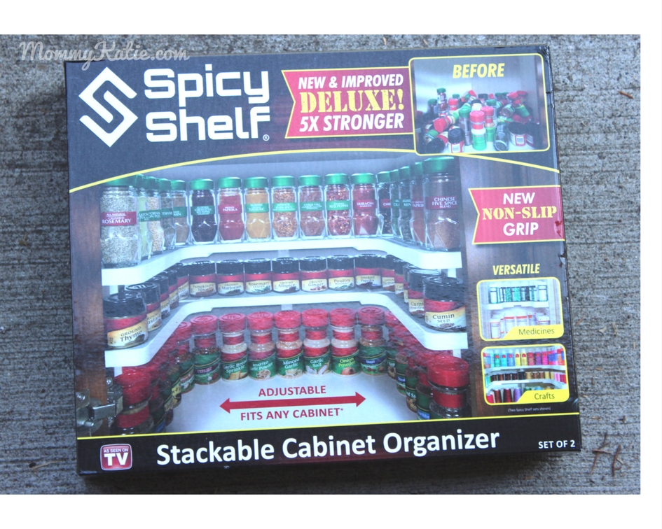 Kitchen Organizing Made Simple with the Spicy Shelf Mommy Katie