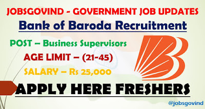 Bank of Baroda Recruitment 2021