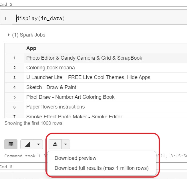 Apache Spark With Databricks How to Download Data From Databricks to