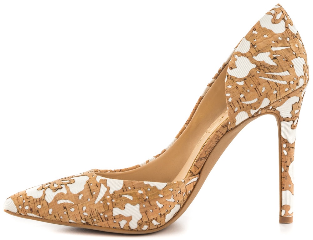 Shoe Of The Day Jessica Simpson Claudette Laser Floral Cork Pump Shoeography