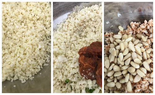 Passionately Raw! - Cauliflower rice filling for dolma