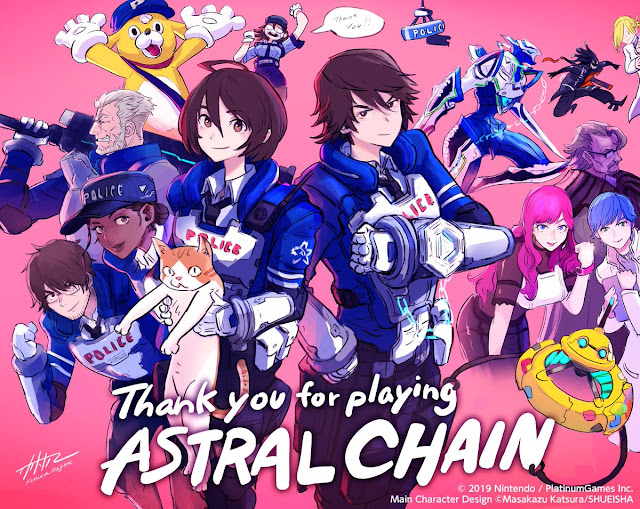Astral Chain (Switch): PlatinumGames divulga arte agradecendo aos jogadores