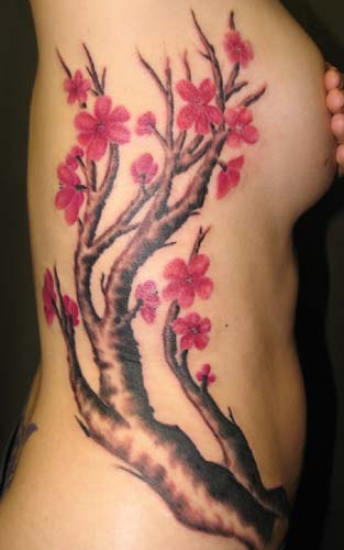 cherry blossom tattoos designs