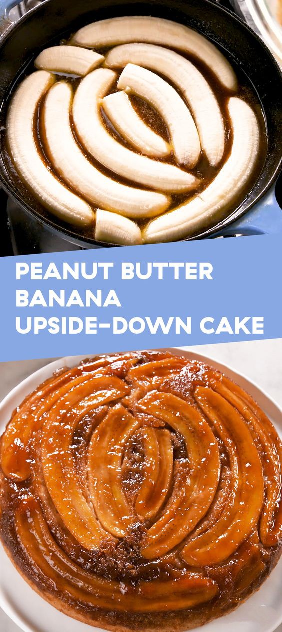 Peanut Butter Banana UpsideDown Cake Best Recipes