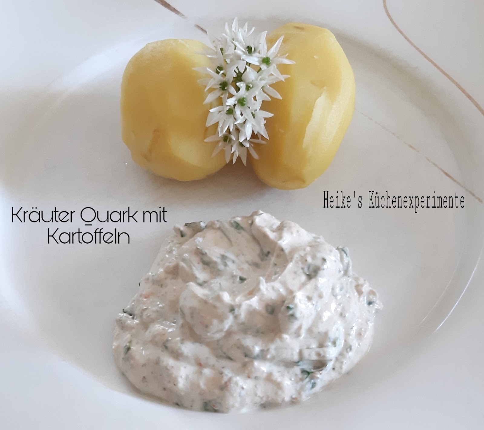 Heike&amp;#39;s Küchenexperimente ☆☆☆: Kräuter Quark mit Kartoffeln
