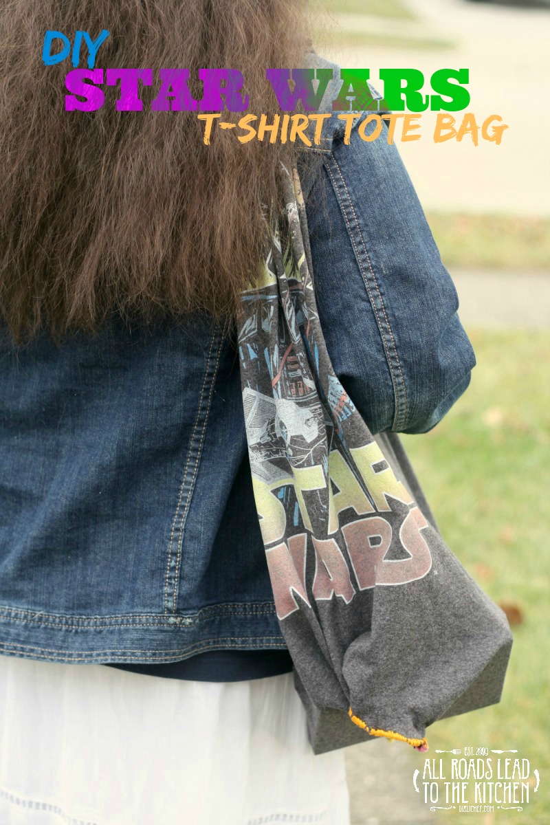 DIY Star Wars T-Shirt Tote Bag | All Roads Lead to the Kitchen