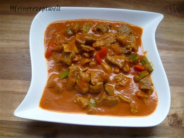 Meine Rezeptwelt: Putengeschnetzeltes mit Curry-Körili hindi sote: