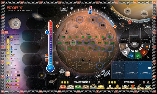 Terraforming Mars fan made board Tharsis