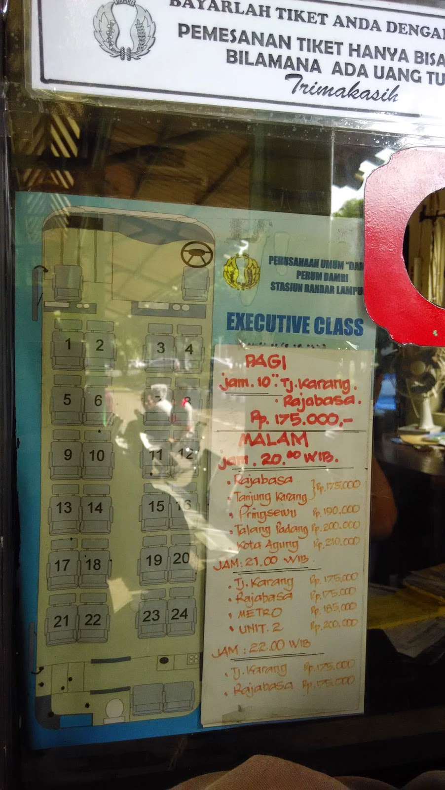 Loket Damri Gambir Buka Jam Berapa