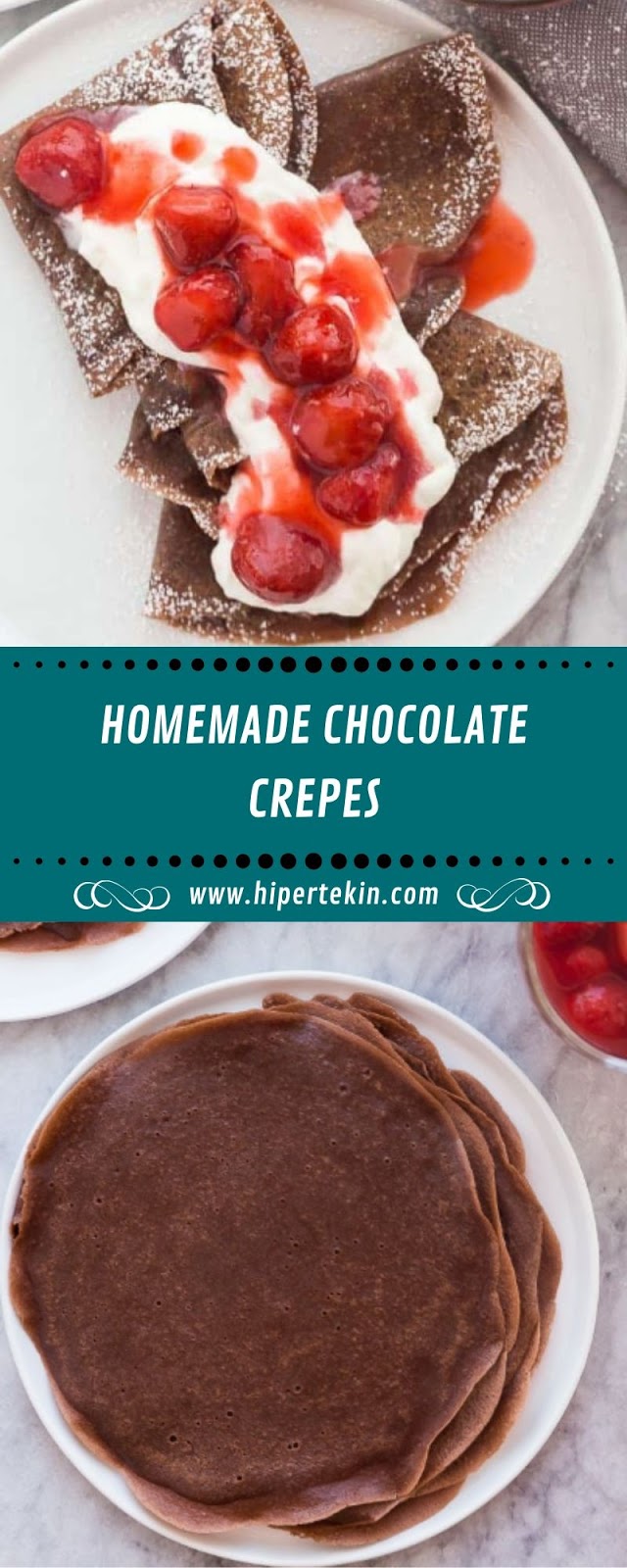 HOMEMADE CHOCOLATE CREPES