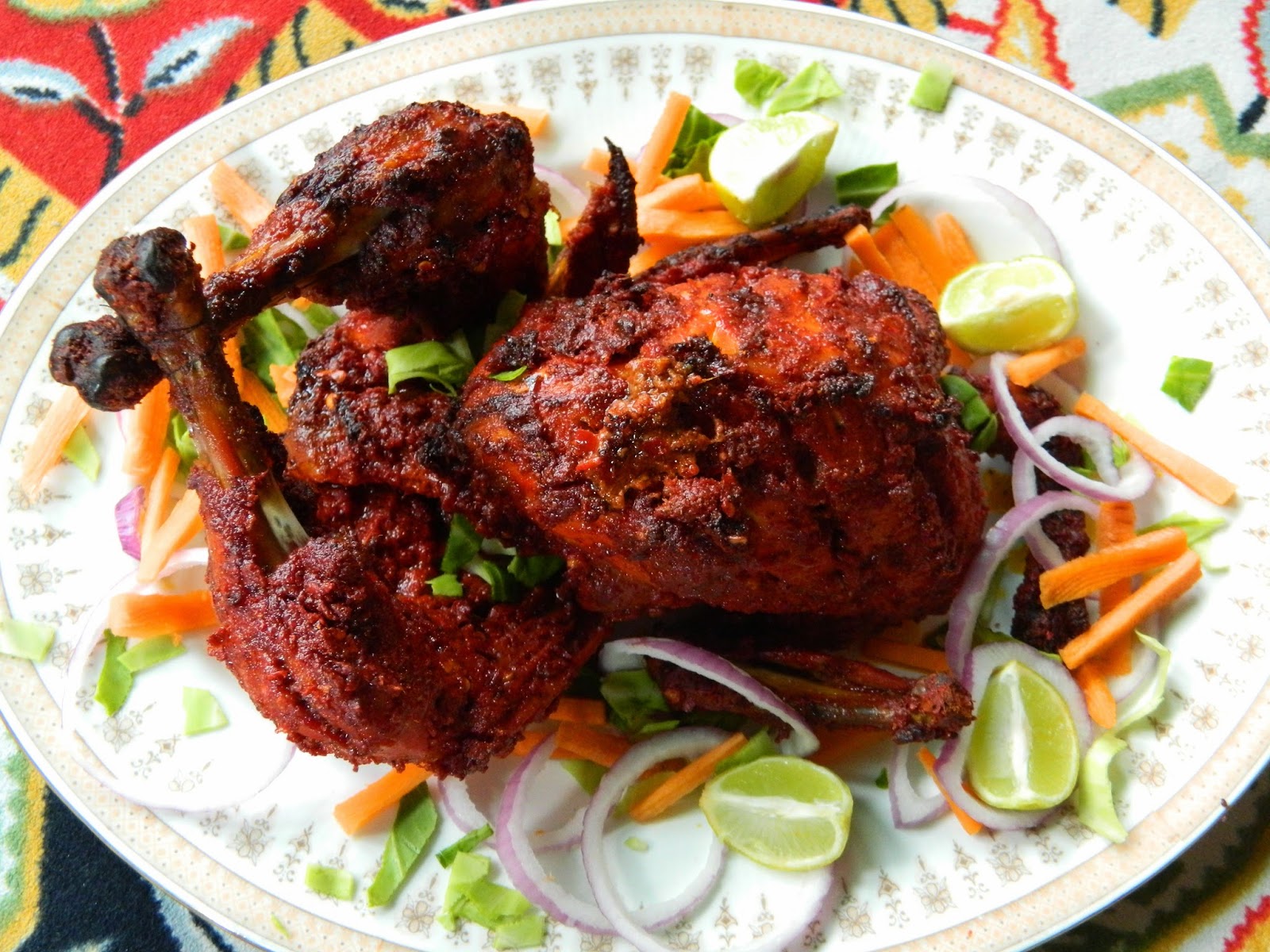 Whole Roasted Tandoori Chicken Recipe... ~ Special Recipes