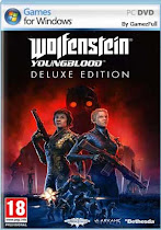 Descargar Wolfenstein Youngblood Deluxe Edition MULTi12 - ElAmigos para 
    PC Windows en Español es un juego de Disparos desarrollado por Machine Games, Arkane Studios