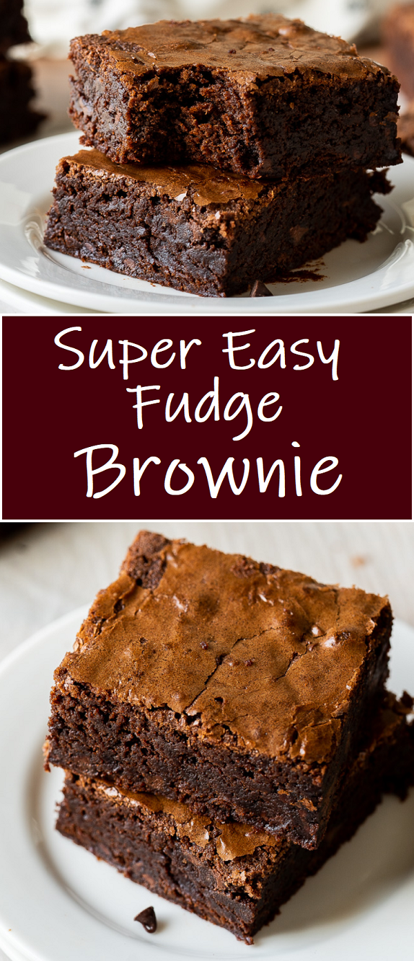 Super Easy Fudge Brownie Easy Recipes