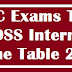 APOSS SSC Exams Time Table 2017, APOSS Intermediate Exams Time Table 2017