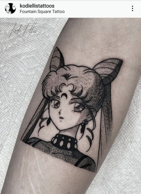 Inspiração: Tatuagens fofas para fãs de Sailor Moon!