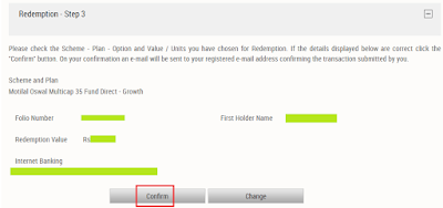 Motilal Oswal Mutual Fund - Redeem Motilal Oswal Mutual Fund - Redeem