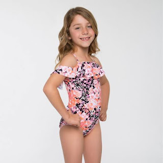 Bộ bơi bé gái Cleobella dư xịn, chất đẹp, chỉ số chống nắng UPF 50+, size 4-14T.