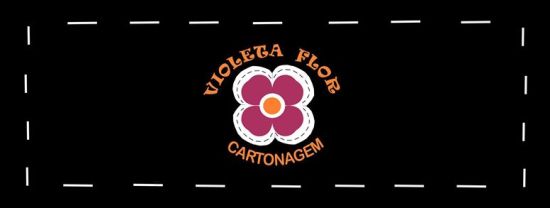 Violeta Flor Cartonagem