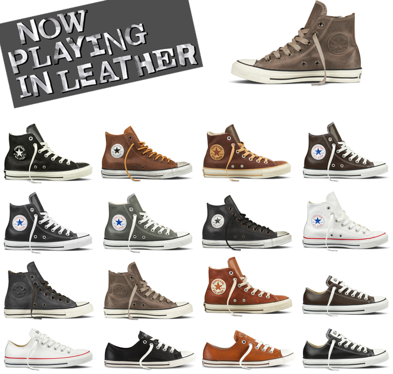 Destreza período Materialismo CONVERSE: Now Playing with Suede & Leather | Collage Vintage