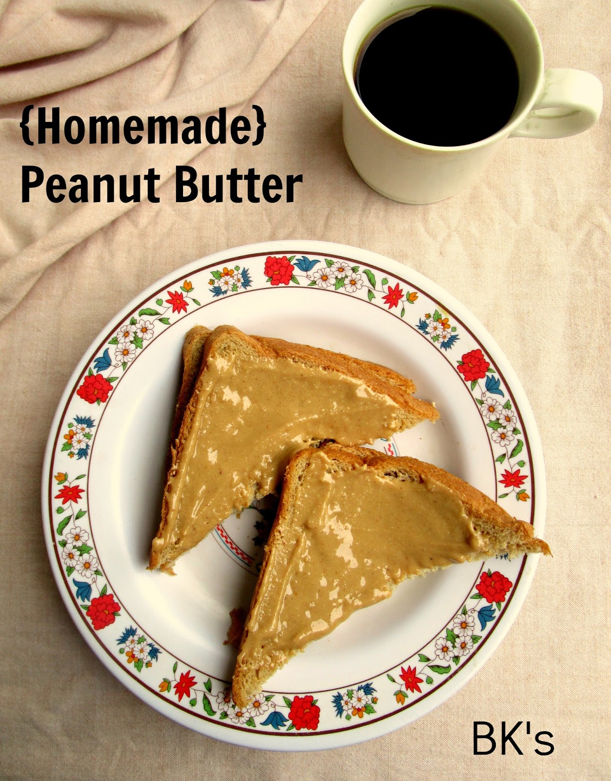Blessy's Kitchen Peanut Butter/ Homemade Peanut Butter/ How To Make Homemade Peanut Butter