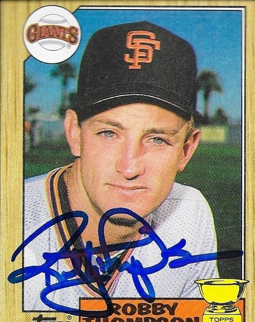 foul bunt: TTM Success - Robby Thompson