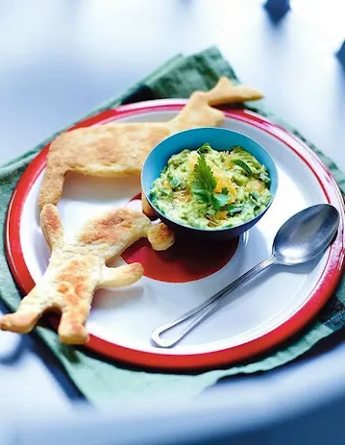Which Christmas menu for childrenAvocado puree with clementine, shortbread with Parmesan