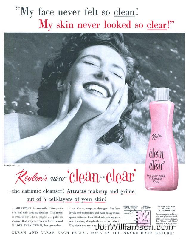 a blessed young lady: Cosmetic ad