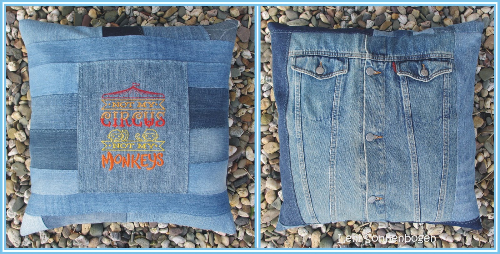 Recycled Aus Einer Alten Jeans Günstige Einfache Handmade Geschenkidee