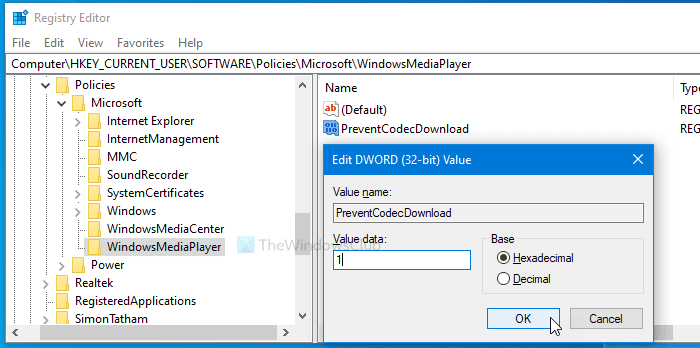 Come impedire a Windows Media Player di scaricare automaticamente i codec