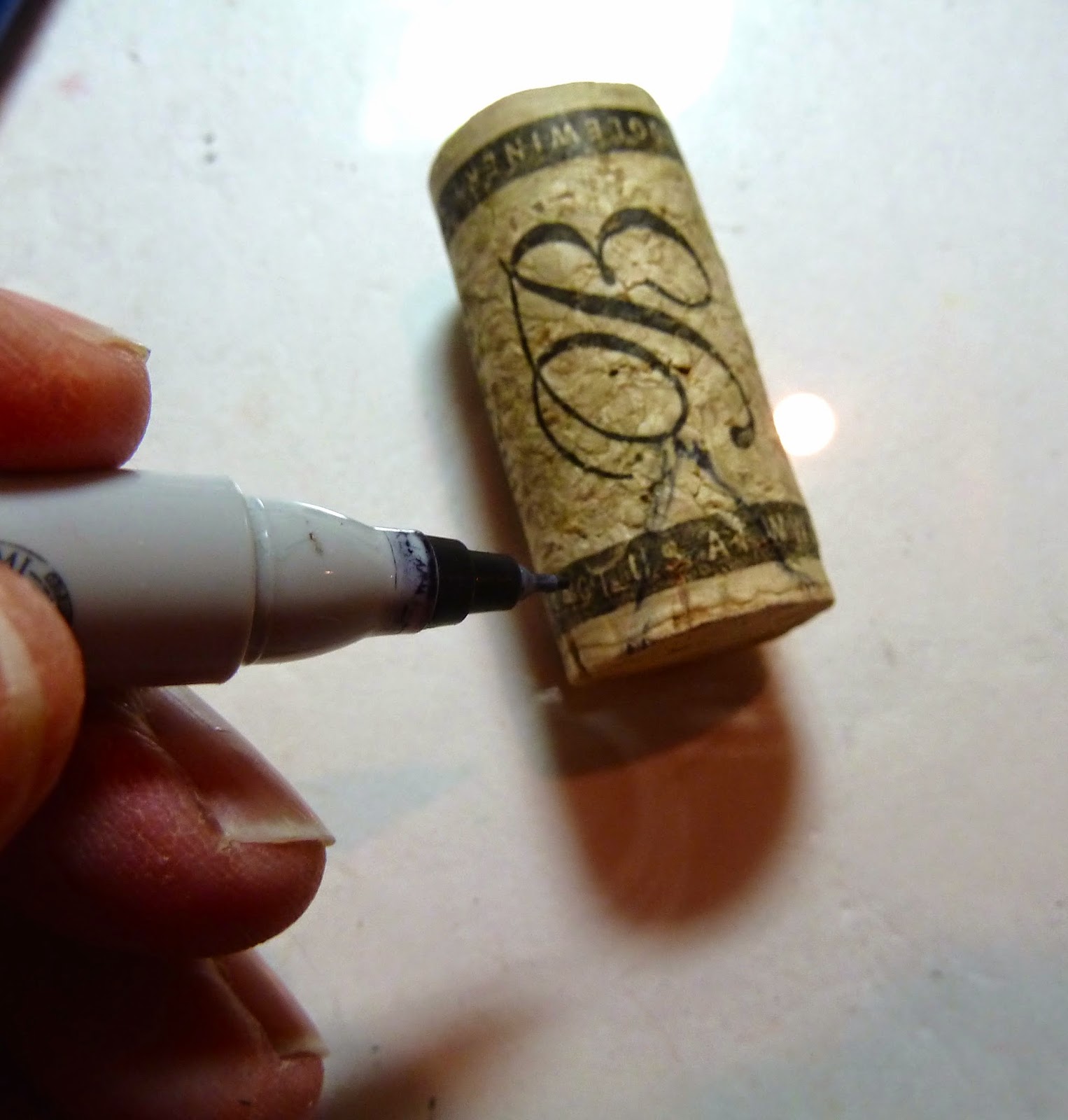 Make it easy crafts Wine cork horse ornament