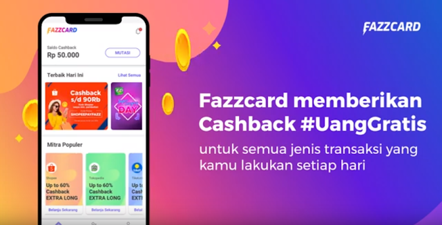 Cara Mendapatkan Uang Gratis dari Aplikasi Fazzcard Android