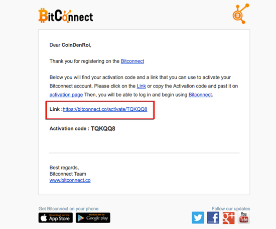 Huong dan cach dang ky tai khoan dau tu Bitconnect