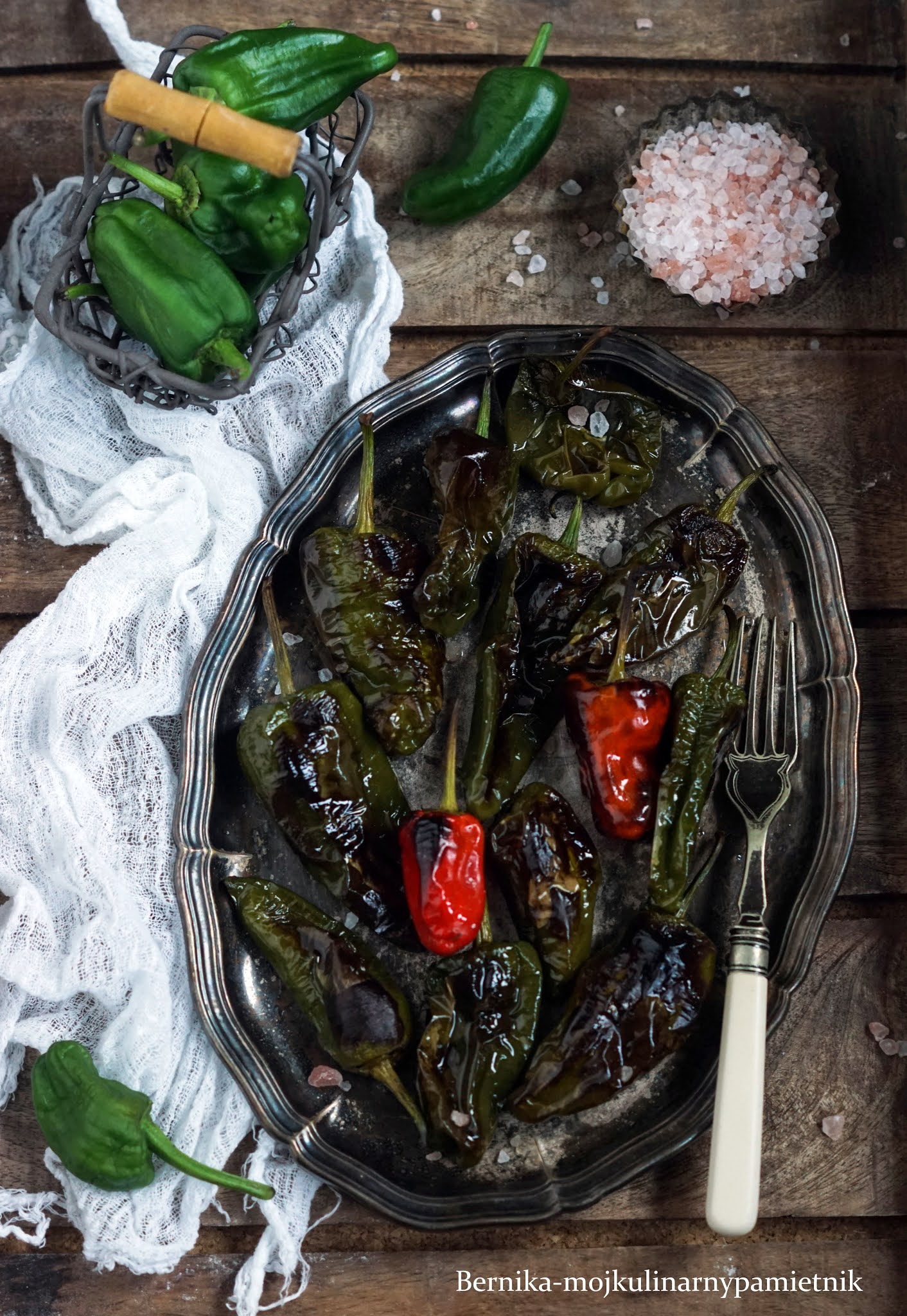 Grillowane papryczki padron Bernika mój kulinarny pamiętnik