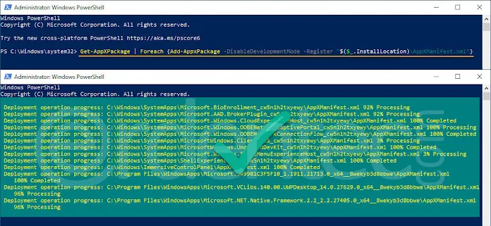 Fix: Critical Error Your Start menu isn't working