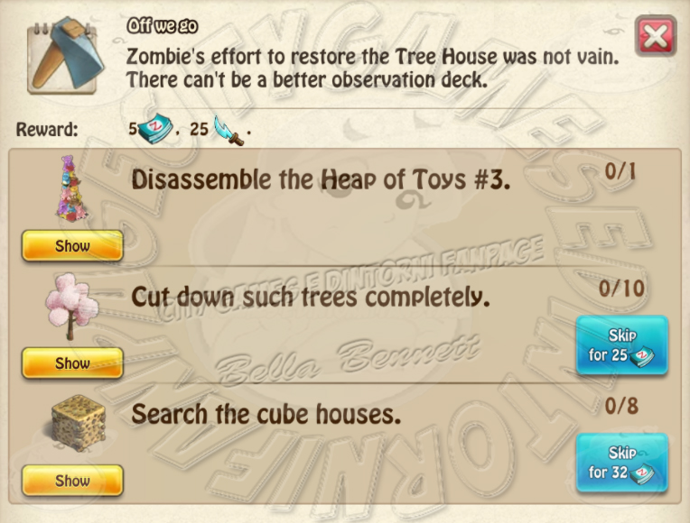 Fans di CityGames Blog Zombie CastawaysToy Island Quest