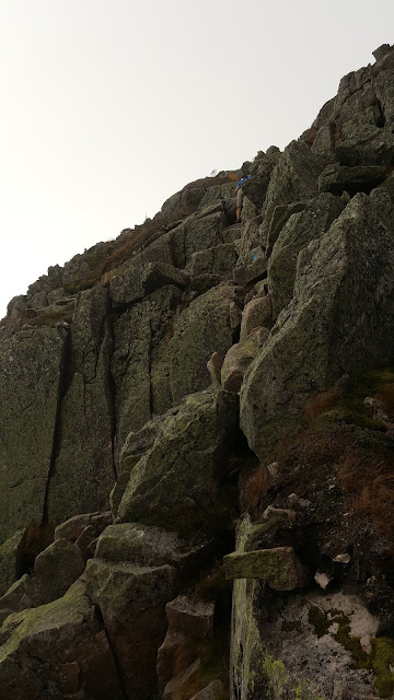 Vue à partir du sentier en direction du mont Katahdin
