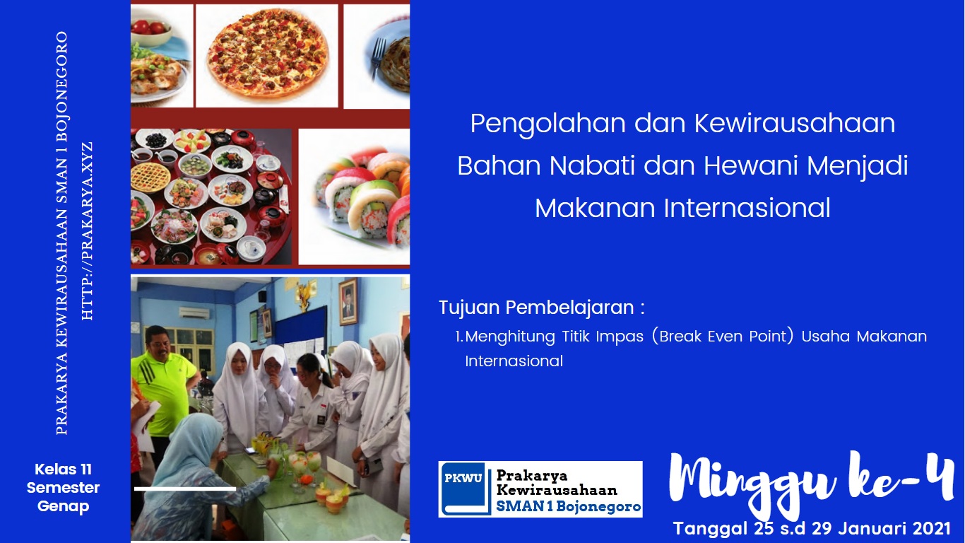 Kelas 11 Semester Genap Pengolahan Dan Kewirausahaan Bahan Nabati Dan Hewani Menjadi Makanan Internasional